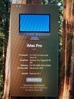 iMac Pro 27" 2017 64GB RAM, 2TB SSD, Vega 64 GPU Xeon 8 cor - 2