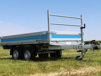 Sklopný přívěs, 305x155x30 cm, 2000 kg, elektrické sklápění - 2