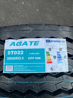Prodám nové návěsové pneu Agate ST022 385/65 r22,5 5490,- - 2