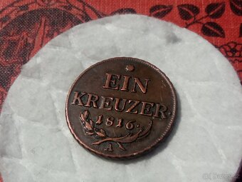 EIN KREUZER 1816 A-SUPER STAV Č.2 - 2