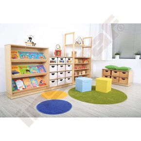 Montessori knihovna Flexi, bříza - 2