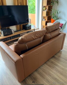 Kožená Sedačka VIMLE z IKEY 190cm, 2místná rozkládací - 2