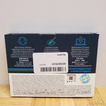 Nový SSD CRUCIAL BX500 CT480GB - 2