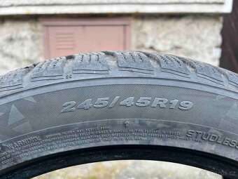 Prodám zimní pneumatiky Nexen Winguard 245/45 R19 102V 4ks - 2