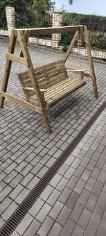 Zahradní houpačka, borovice, 205x150x157cm - 2