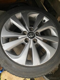 Alu kola 17” 5x114,3 Toyota a zimní pneu 215/50/R17 - 2