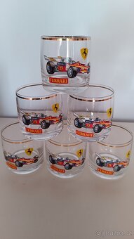 Retro sada malých skleniček Ferrari - 2