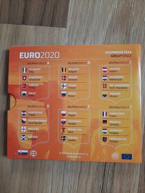 SADA SLOVENSKÝCH MINCÍ 2021 ME ve fotbale 2020 - 2