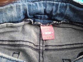 Džínové dívčí kraťasy se štrasovou aplikací - 2