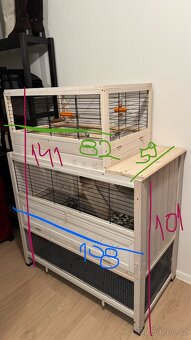 Velká třípatrová klec pro činčily - 2