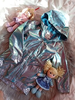 Dívčí kabátek lehká bundička 122 - 2