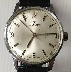 hodinky EDOX, 60. léta. Mechanický nátah. - 2