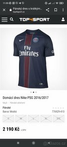 Fotbalový dres Nike Paris Saint-Germain PSG - 2