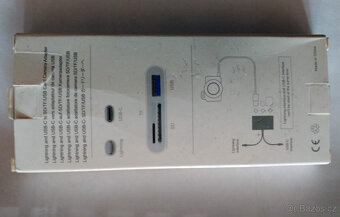 Adaptér Lightning USB C - USB TF SB USB A - 2