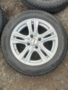 ALU kola 4x108 obuté na 195/60 R15 letní sada včetně rezervy - 2