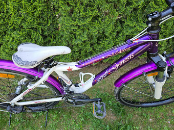 24" dívčí horské hliníkové kolo GENESIS, rám 14" od 125 cm - 2