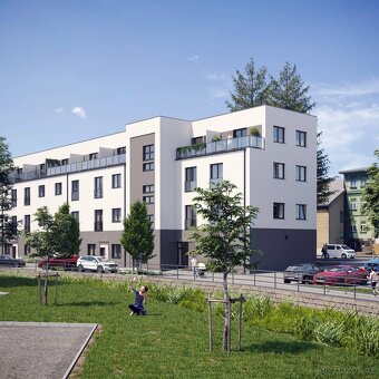 Pronájem novostavby 2kk centrum Nový Jičín, soukr. parkování - 2