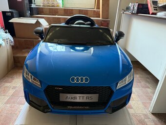 Elektrické autíčko Audi TT RS modré - 2
