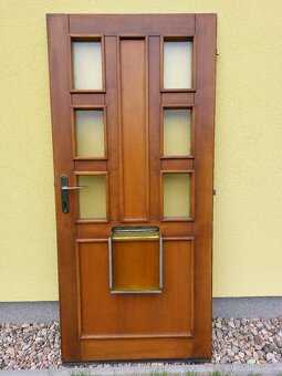Vchodové dveře z dubu 90L - 2