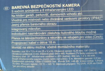 Barevná bezpečnostní kamera - 2