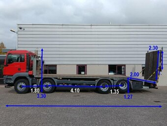 MAN TGS 35.360 8x2 / přepravník strojů / Euro 5 - 2
