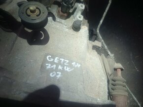 Převodovka Hyundai Getz 1.4 16V 71kW, r.v. 2007 - 2