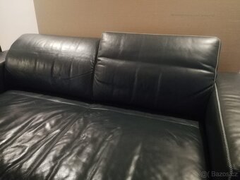 Luxusní kožená sedačka LAKE (pravá kůže) – elektrický výsuv. - 2