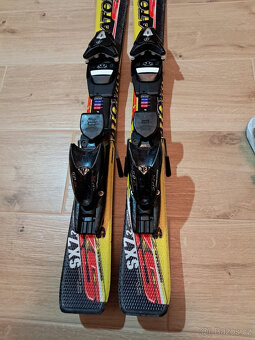 Dětské lyže Atomic 90 + lyžáky - 2