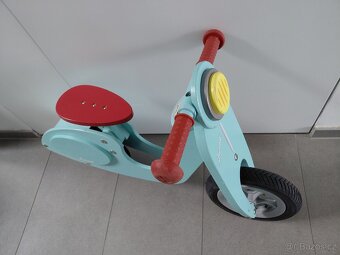 odrážedlo Vespa zelená - 2