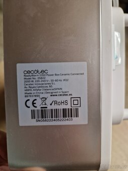 keramické topidlo Cecotec 5822 - 2