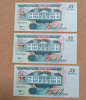 SURINAM - 25 gulden - 2