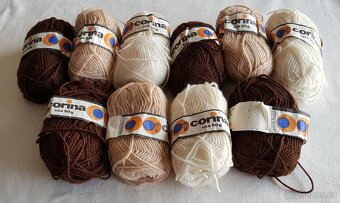 Pletací příze – klubíčka Corina (10x50 g) - 2