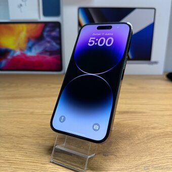 iPhone 14 Pro 128GB deep purple, 12 měsíců záruka - 2