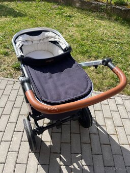 Kočárek Moon Nuova Navy+Příslušenství - 2