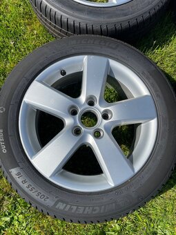 ALU letní s ada originál VW 205/55 R16 91V 5x112 jako nová - 2