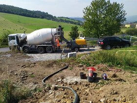 Čerpání betonu, putzmeister, doprava betonu, anhydrit - 2