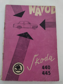 ŠKODA 440, SEZNAM ND A NÁVOD K OBSLUZE, 1957 - 2