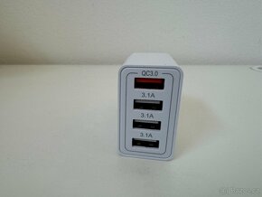 33W 4portová USB nabíječka s rychlonabíjením - 2