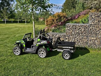 Dětské elektrické auto Peg-Pérego Polaris Ranger RZR + vlek - 2