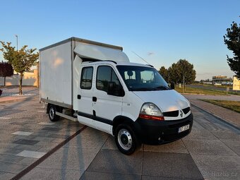Renault Master - 7míst - valník + skříň - 2009 - klimatizace - 2