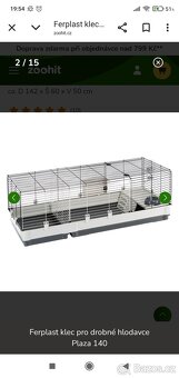 Klec pro hlodavce 140x60cm - 2