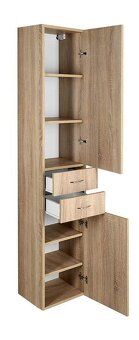 Zoja/Keramia Fresh vysoká skříňka se zásuvkami, 184 x 35 x 2 - 2