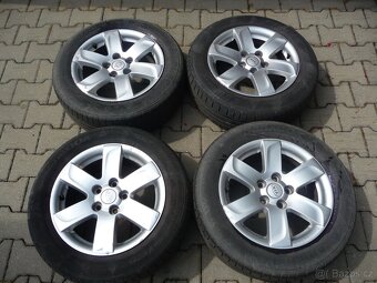 SADA ALU KOL 16 5x114,3 KIA ET 41 LETNÍ PNEU 205/60R16 - 2