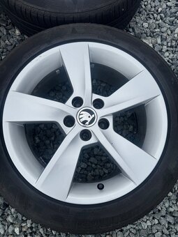 Alu letní sada Škoda 5x100 215/45 r16 - 2