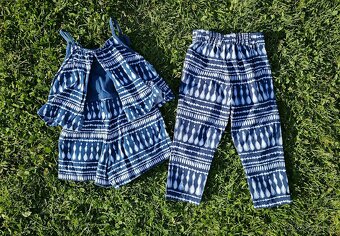 Set krátký overal a lehké kalhoty F&F vel.92(18-24m) - 2
