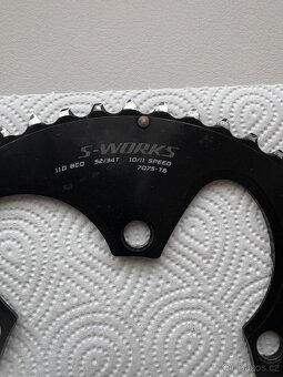 S Works silniční převodník 52z na 11s 110 BCD - téměř nový - 2