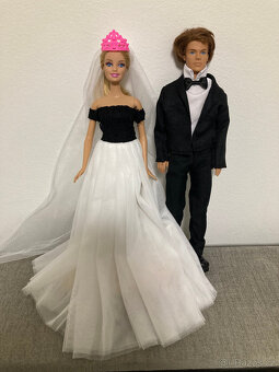 Barbie Mattel a Ken Mattel nevěsta a ženich RŮZNÉ - 2