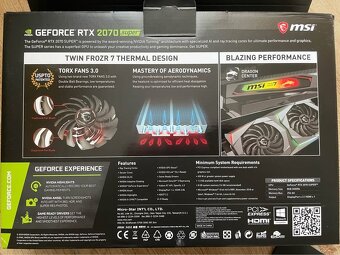MSI GeForce RTX 2070 SUPER GAMING X 8GB - 2