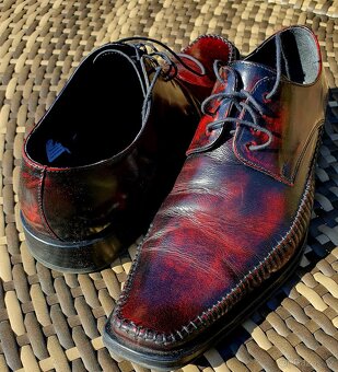 Celokožené  polobotky  CONHPOL vel. 42 - 2