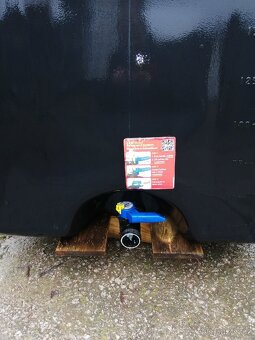 Vnitřek z ibc nádrže, bublina - 2